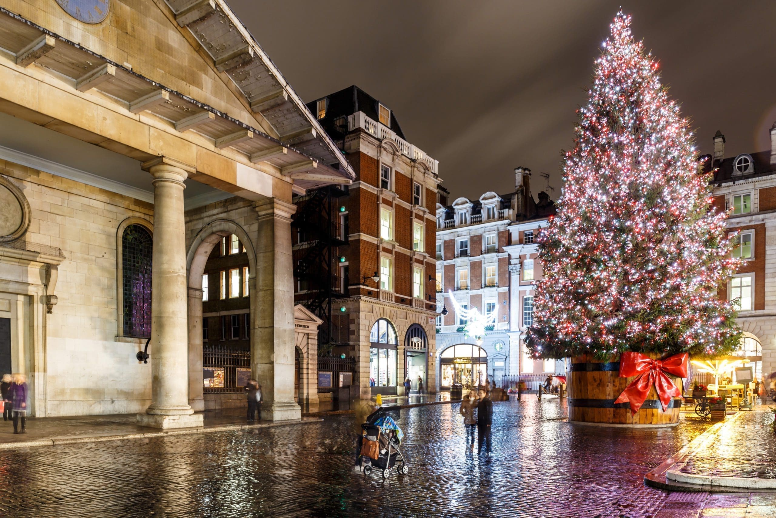 Covent Garden at Christmas, London